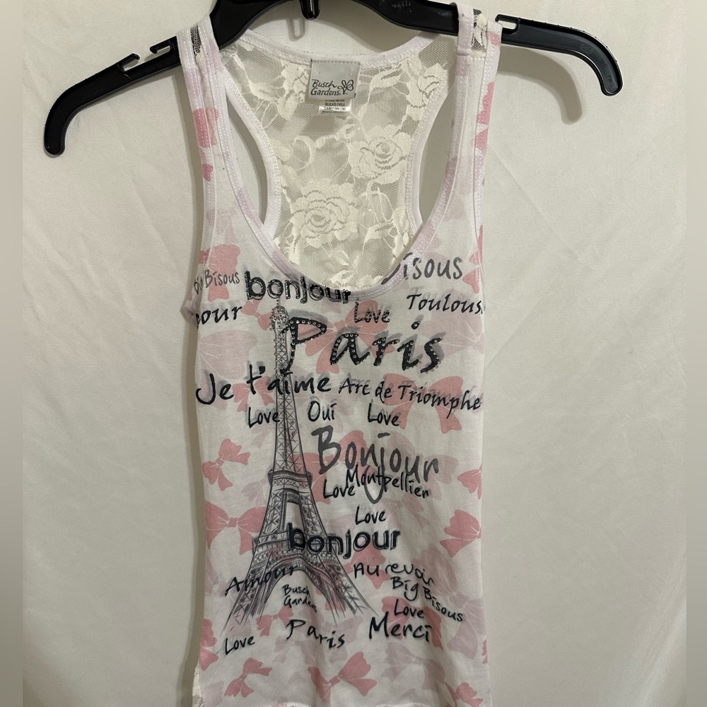 Busch Gardens Paris France Tank Top